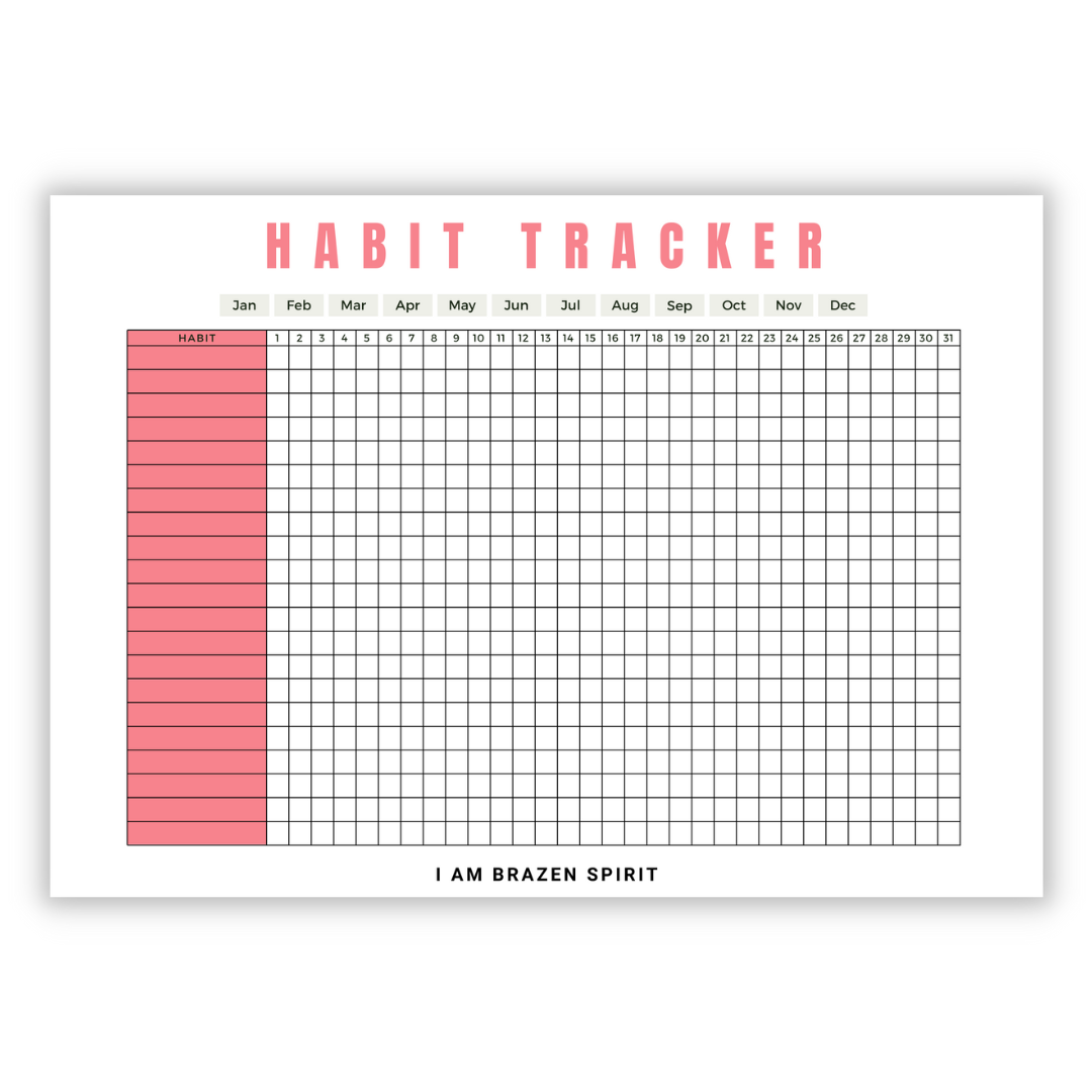 Monthly Habit Tracker