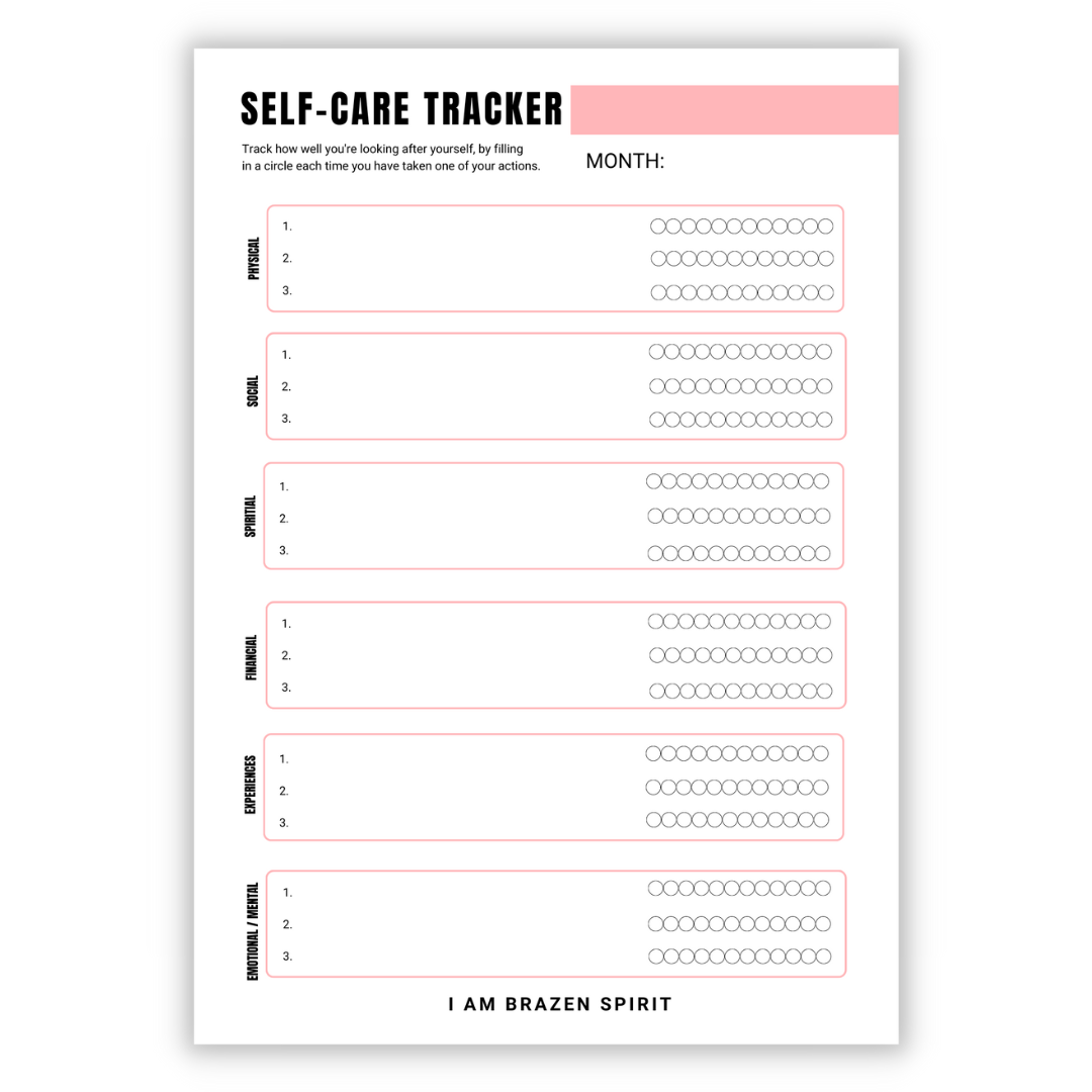 Self Care Tracker