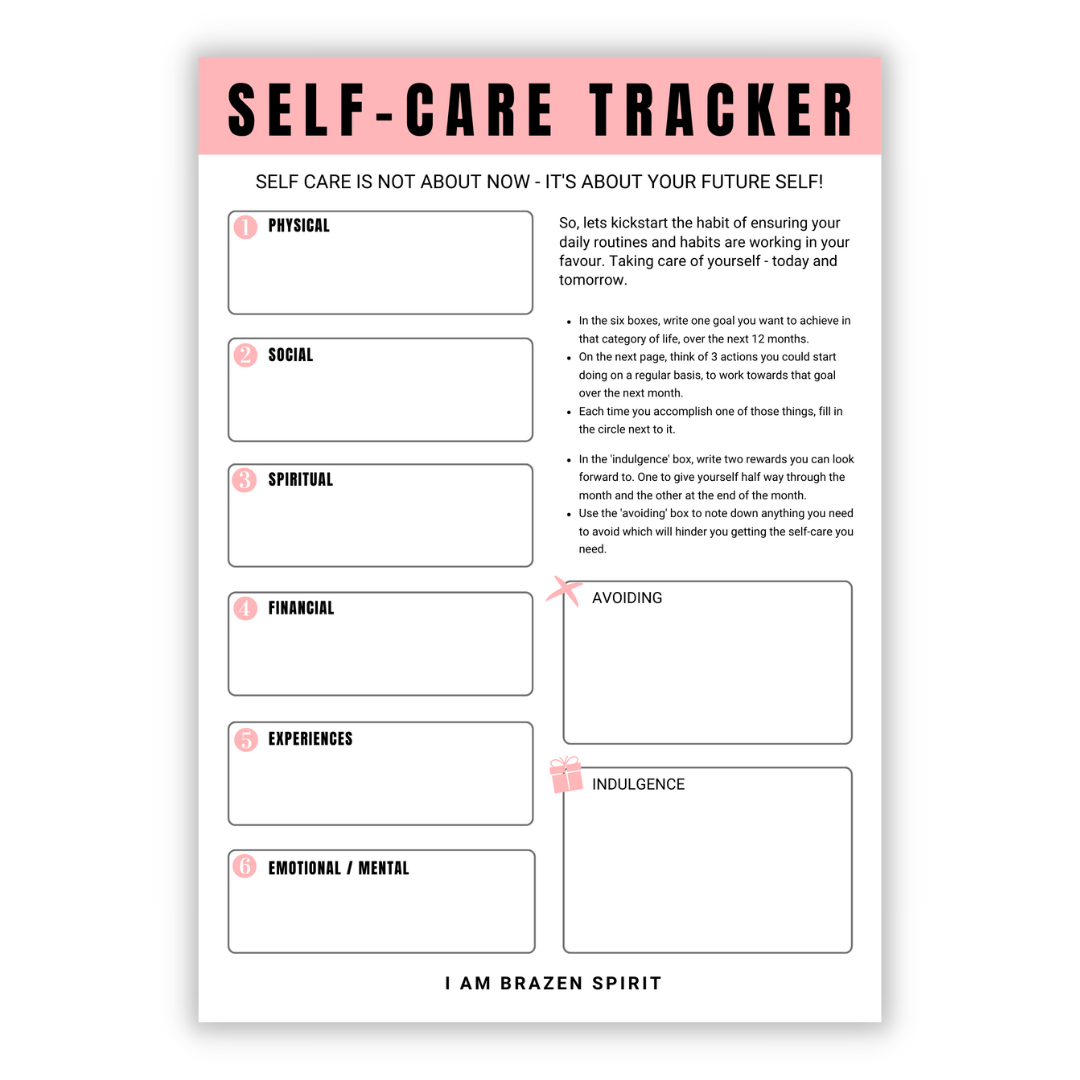 Self Care Tracker