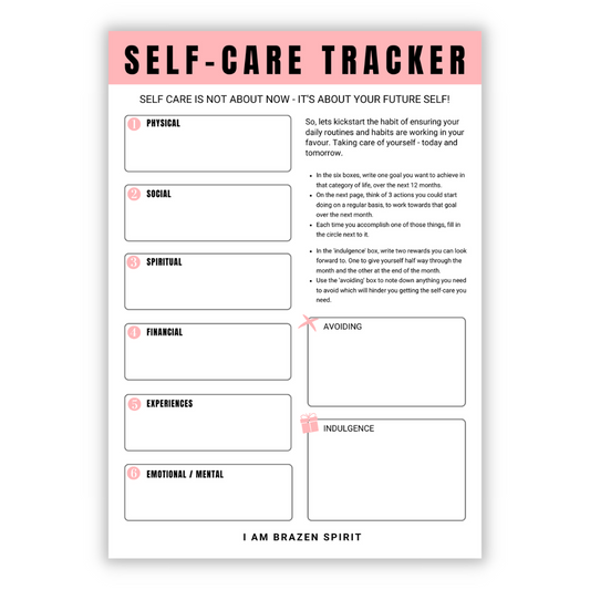 Self Care Tracker